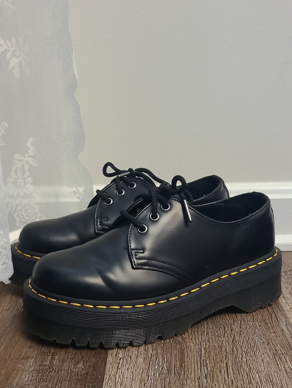 Dr Martens 1461 Quad Platform Derby Shoes